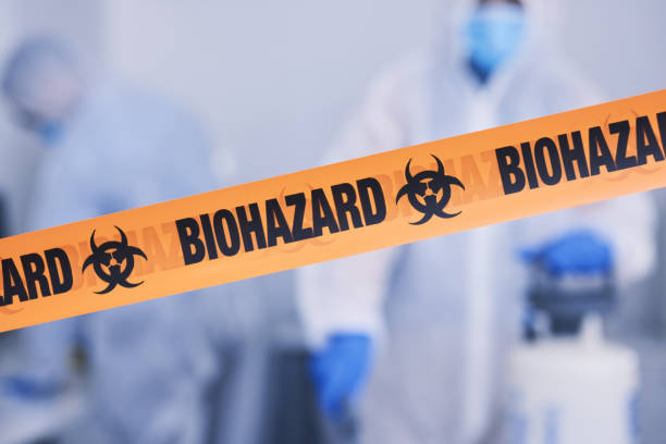 Professional Blood Cleanup technician working in Waterloo, NE